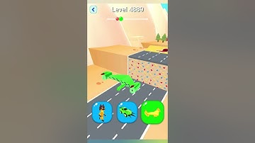 🔥 Shape - Shifting & Transform The Character 👀 Level - 4889 #shapeshifting #gameplay #shorts #viral