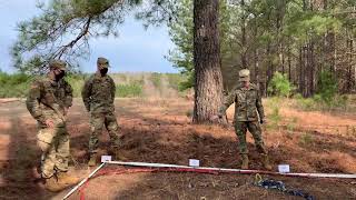 Georgia State University Army ROTC lead Task Force Land Nav CFTX 2021.