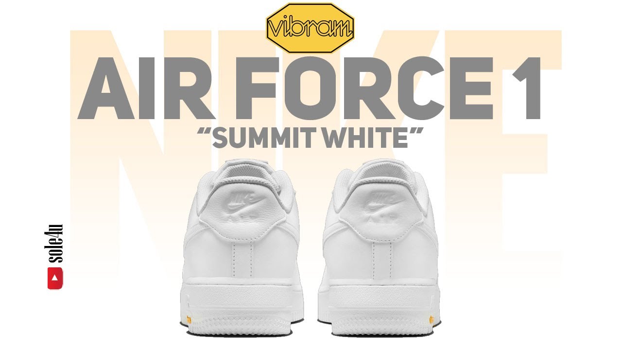 VIBRAM x Nike Air Force 1 Low Gore-Tex “SUMMIT WHITE” | Details +