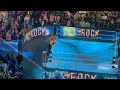 The rock wwe monday night raw brooklyn ny final boss full entrance live 4k 412024 wwe