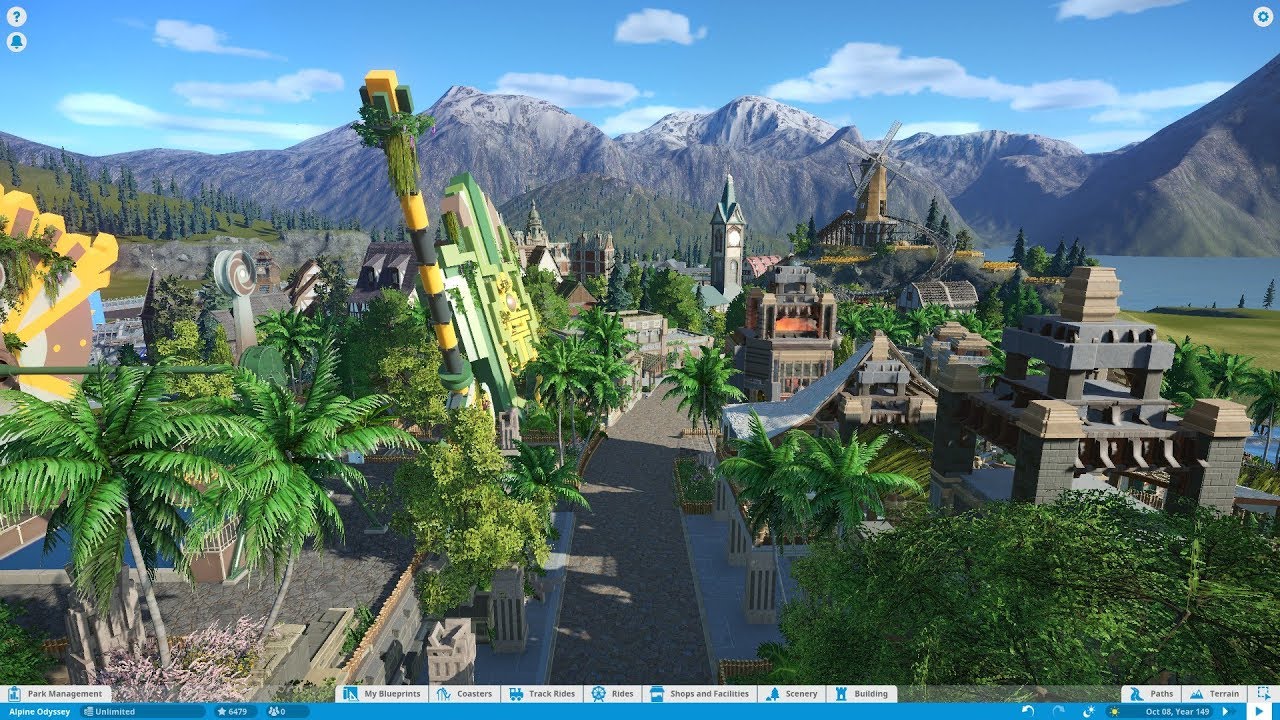 Planet Coaster Livestream | New Interiors and Details! | Alpine Odyssey