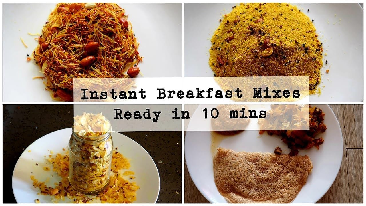 4 Instant Breakfast Mixes Quick and Easy Meal Prep for Weekdays YouTube