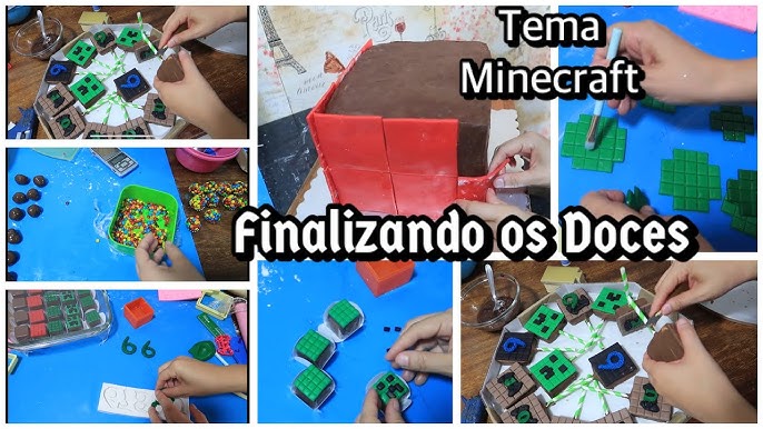 Idália - Bolos e Doces: Bolo Minecraft