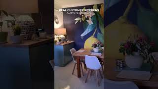 Altino Petrol Blue High Gloss Kitchen - 4459 - DIY Kitchens