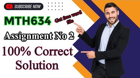 mth634 assignment 2 solution 2022 #mth634assignment2 @QuizVu