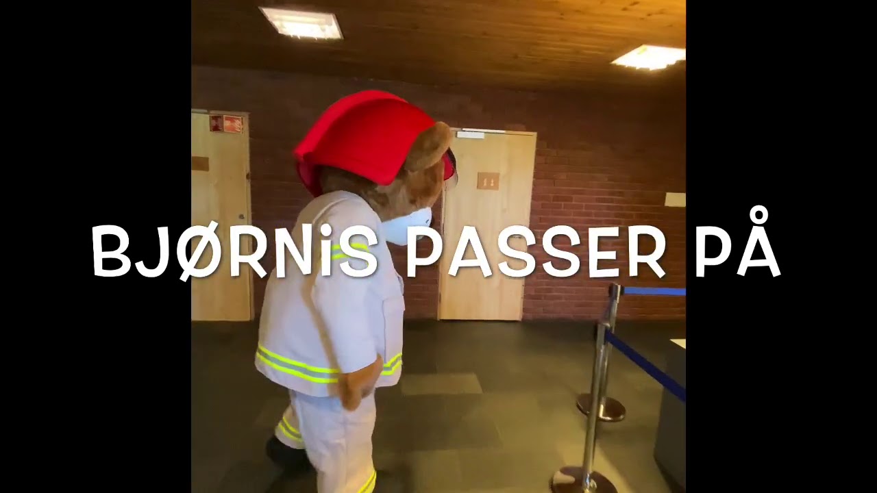 Brannøvelse med Bjørnis