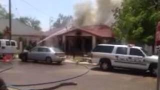 House fire on Sanders Avenue