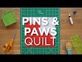 Quilt snips mini tutorial  pins and paws