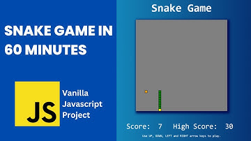 Build a Snake Game from Scratch In Vanilla JavaScript