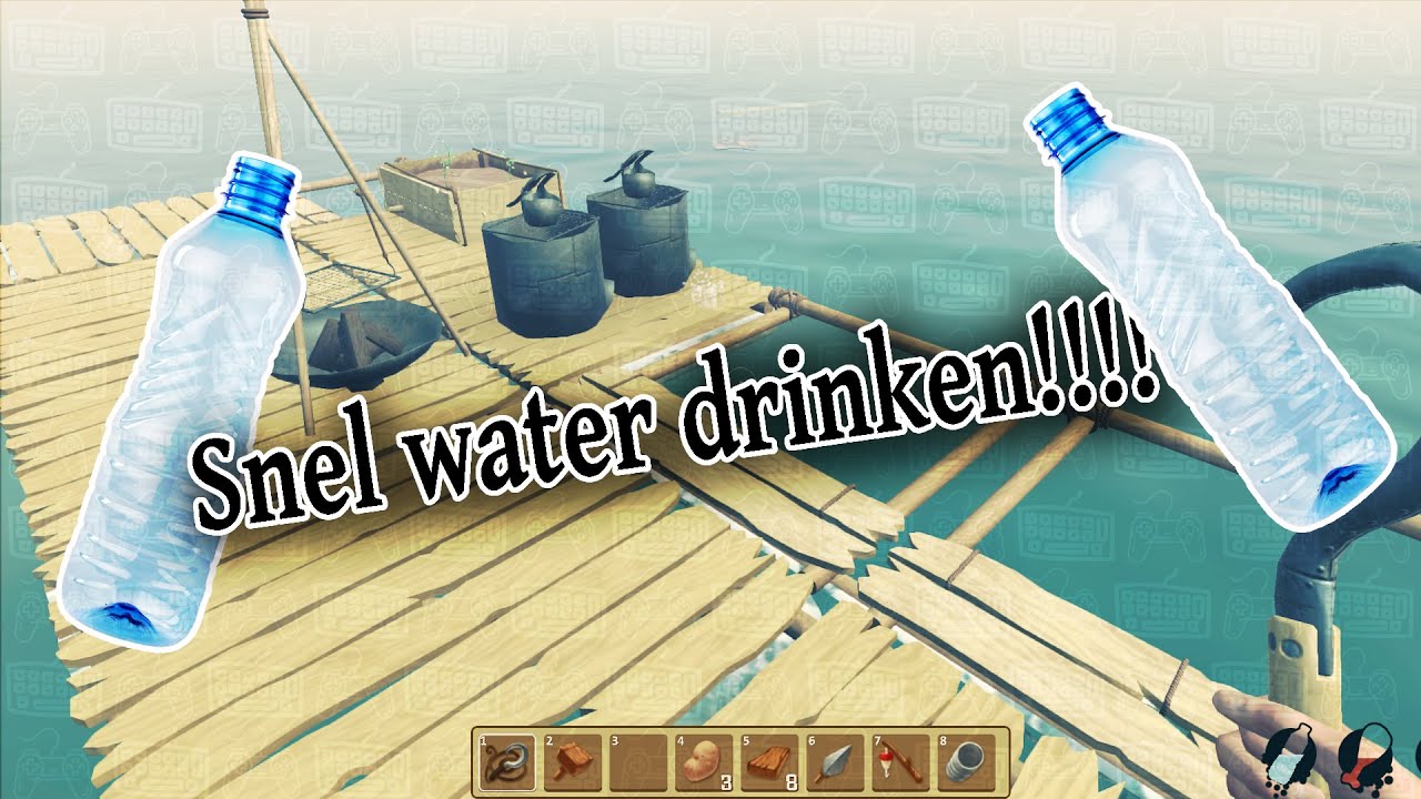bespotten zeevruchten Emuleren Snel water drinken! : Raft Survival #1 - YouTube
