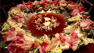 【爆食い】超特大鉄板鍋！牛肉 ･ホルモン山盛り具材を食べつくせ【韓国料理ハナトゥルセ】Kyoto