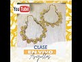 CLASE EN VIVO. Argollas con hilo entorchado y cristales