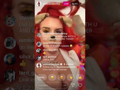 justina valentine have sex on insagram live