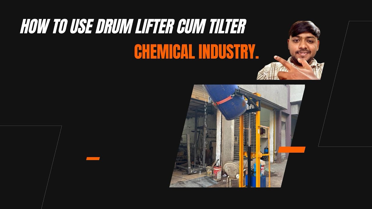 Hydraulic Electric Operated Drum Lifter Cum Tilter✨