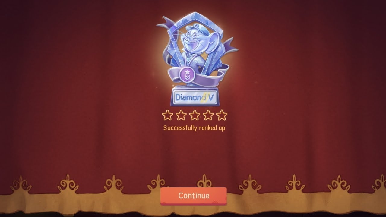 Tom and Jerry: Chase| Promotion to Diamond Mouse Rank