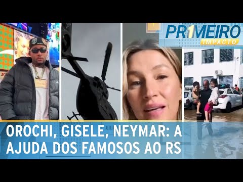 Celebridades se mobilizam para enviar ajuda ao Rio Grande do Sul | Primeiro Impacto (09/05/24)