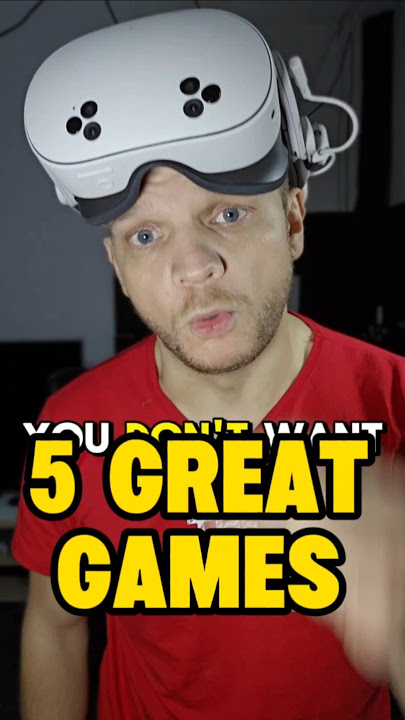 5 GREAT Meta Quest Games you NEED! #quest3 #gaming