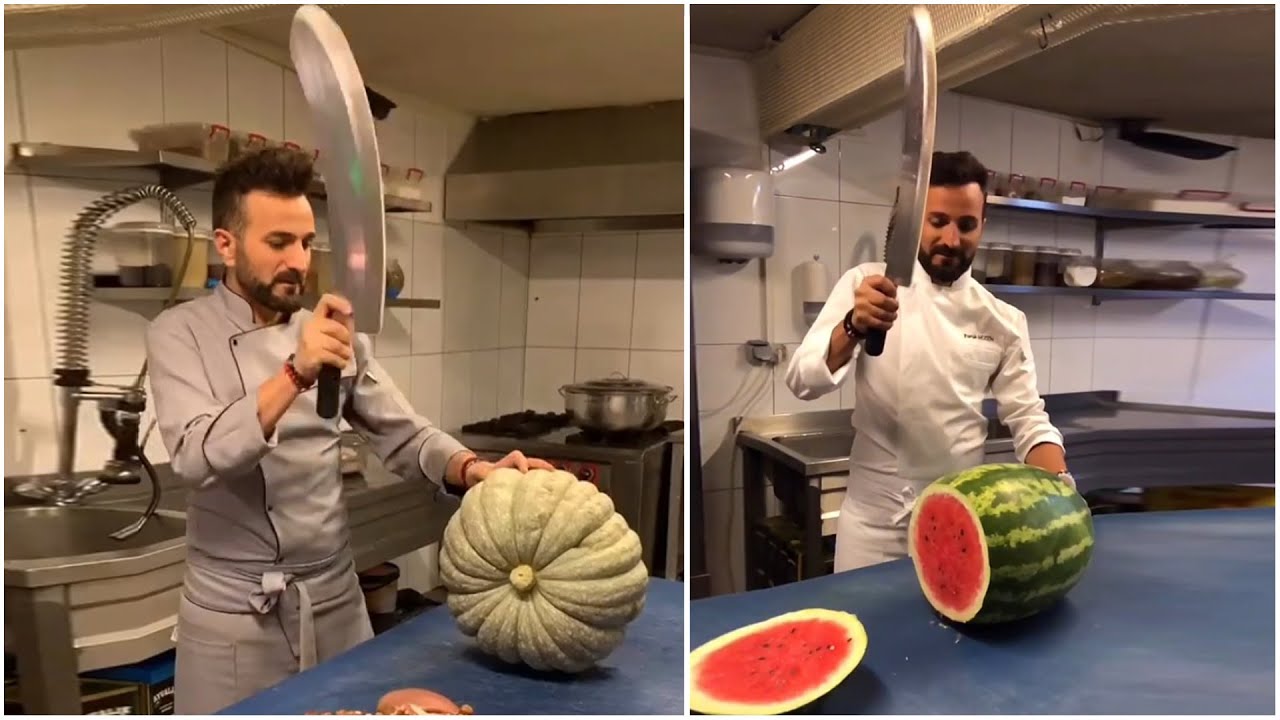 Fruit Cutting Skills (Oddily Satisfying)! Fruit Ninja Master! Amazing