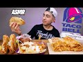 ASMR Eating Taco Bell Quesalupa + Grilled Cheese Burritos + Cinnabon Delights | Real Eating Sounds