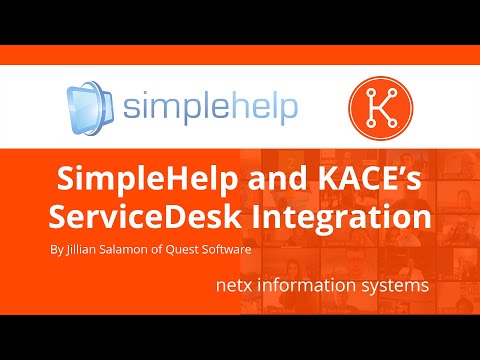 SimpleHelp and KACE’s ServiceDesk Integration