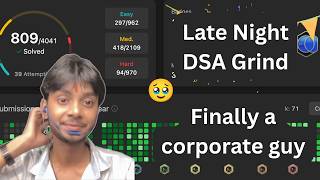 Details Late Night DSA Grind 🧿🚀 | Leetcode | Codeforces | LIVE 🔴 Update