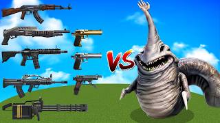 Which TaCZ Gun Is the Strongest against HAND SEA MONSTER in Minecraft?