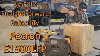 Expandable Battery Portable Solar Generator Pecron E1500LFP