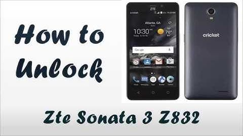 How to unlock Zte sonata 3 z832 - Easy zte unlocking - sim unlock