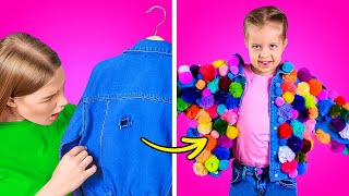 GIVE YOUR OLD CLOTHES NEW LIFE! FAST AND EASY HACKS TO UPGRADE YOUR OUTFITS!