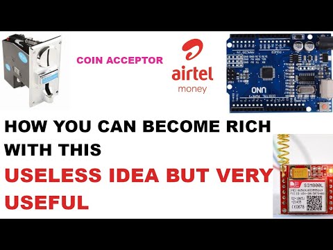 Arduino cash to mobile money using coin acceptor - YouTube