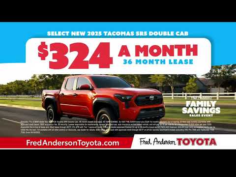 Fred Anderson Toyota | Family Savings - Tacoma Specials
