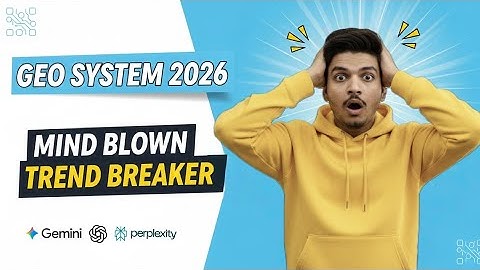 How to Rank on ChatGPT, Gemini & Perplexity in 2026 | Proven AI SEO (GEO) Step-by-Step Guide