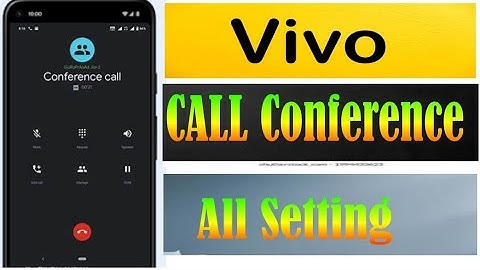 Vivo Phone Conference Call On Setting/Make Online Setting