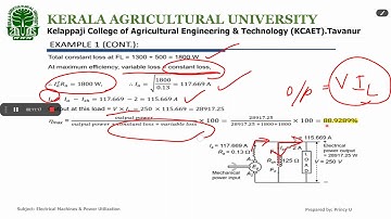 Lecture- 21- Losses & efficiency of DC generators- problems