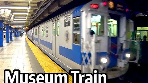 ⁴ᴷ R33ML - R40 Slant Museum Train Transfer Action