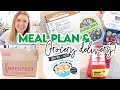 ✏ MEAL PLAN WITH ME + DELIVERY GROCERY HAUL! 🍎 IMPERFECT FOODS HONEST REVIEW (NOT SPONSORED)