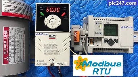 Micrologix 1100 "Modbus RTU" LS iG5A VFD