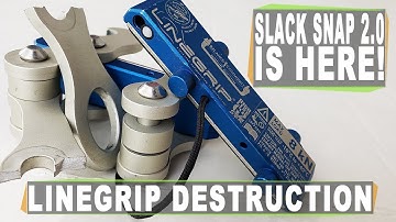 Slackline Linegrip break test in slow motion with our finished Slack Snap 2.0