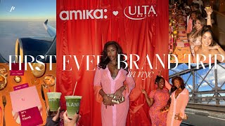 My First Brand Trip Prepping, Packing & Amika X Ulta Beauty Event