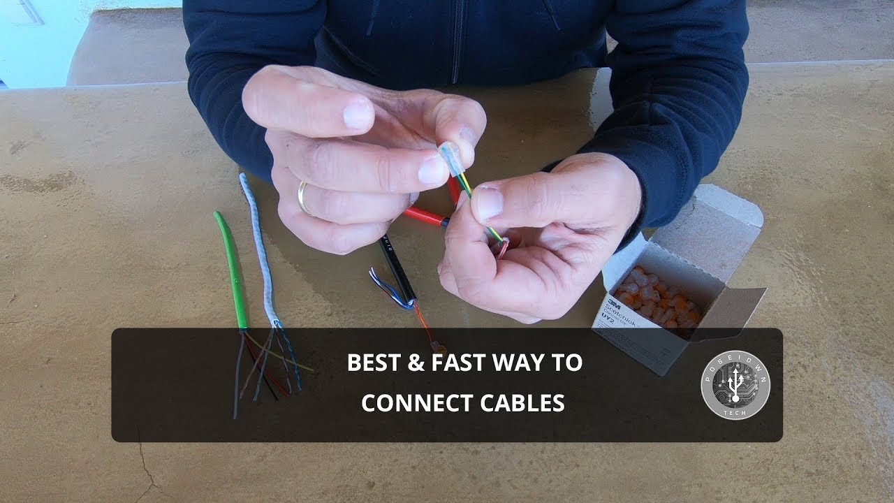 Low voltage wire connections - How to make them easy - YouTube