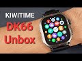 Kiwitime dk66 smartwatch unbox195 inch screen special luxury design sport watch