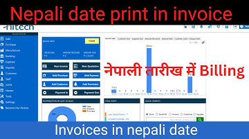 Hitech Billing, Accounting Software in Nepal - Invoice in Nepali Date -Generate computerized Billing