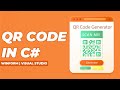 How to Create a QR Code Generator in C# Windows Forms | Full Tutorial