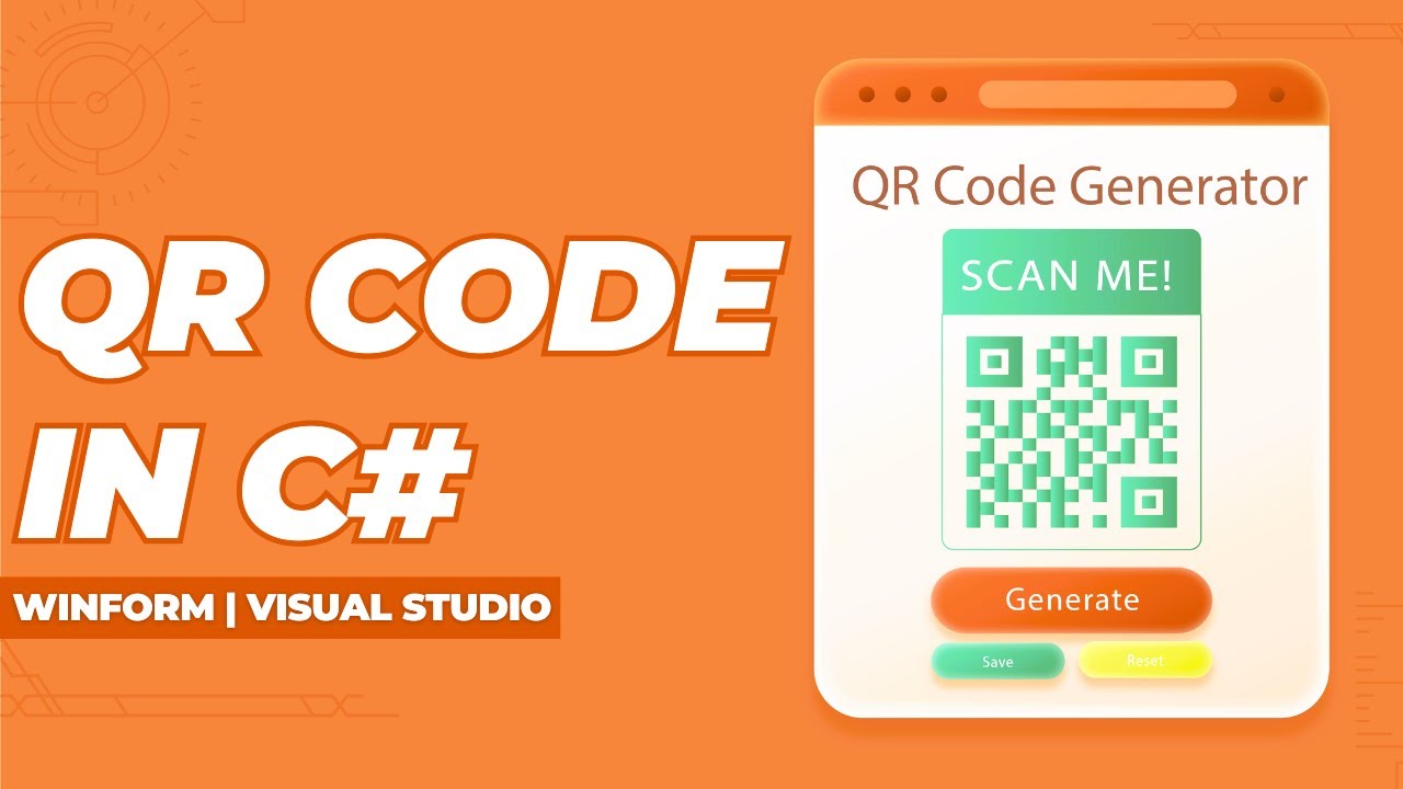 How to Create a QR Code Generator in C# Windows Forms | Full Tutorial ...