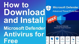 How to download and install Microsoft Defender antivirus for windows Free screenshot 3