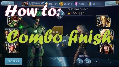 How to - combos in injustice 2 mobile