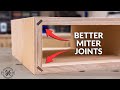 4 steps to easy and strong miter joints  woodworking tips