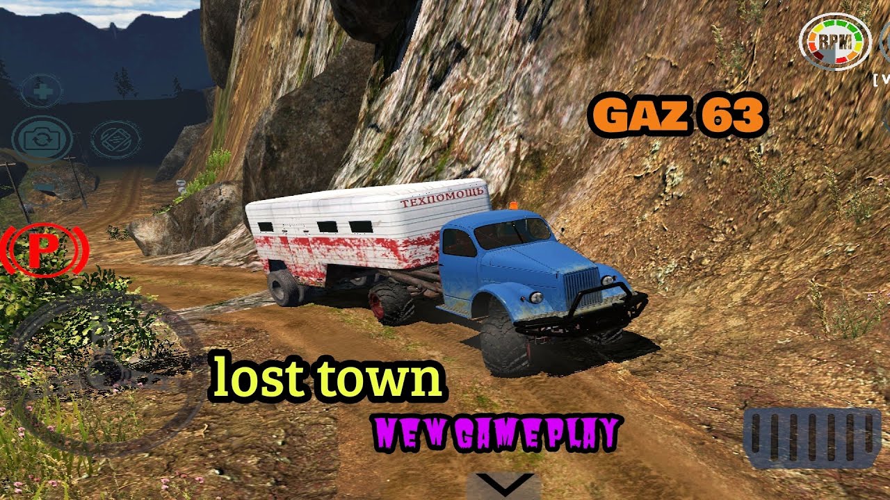 Lost Town Map Rthd Gaz 63 truck gameplay | rthd gameplay | lost town map gameplay #new # ...
