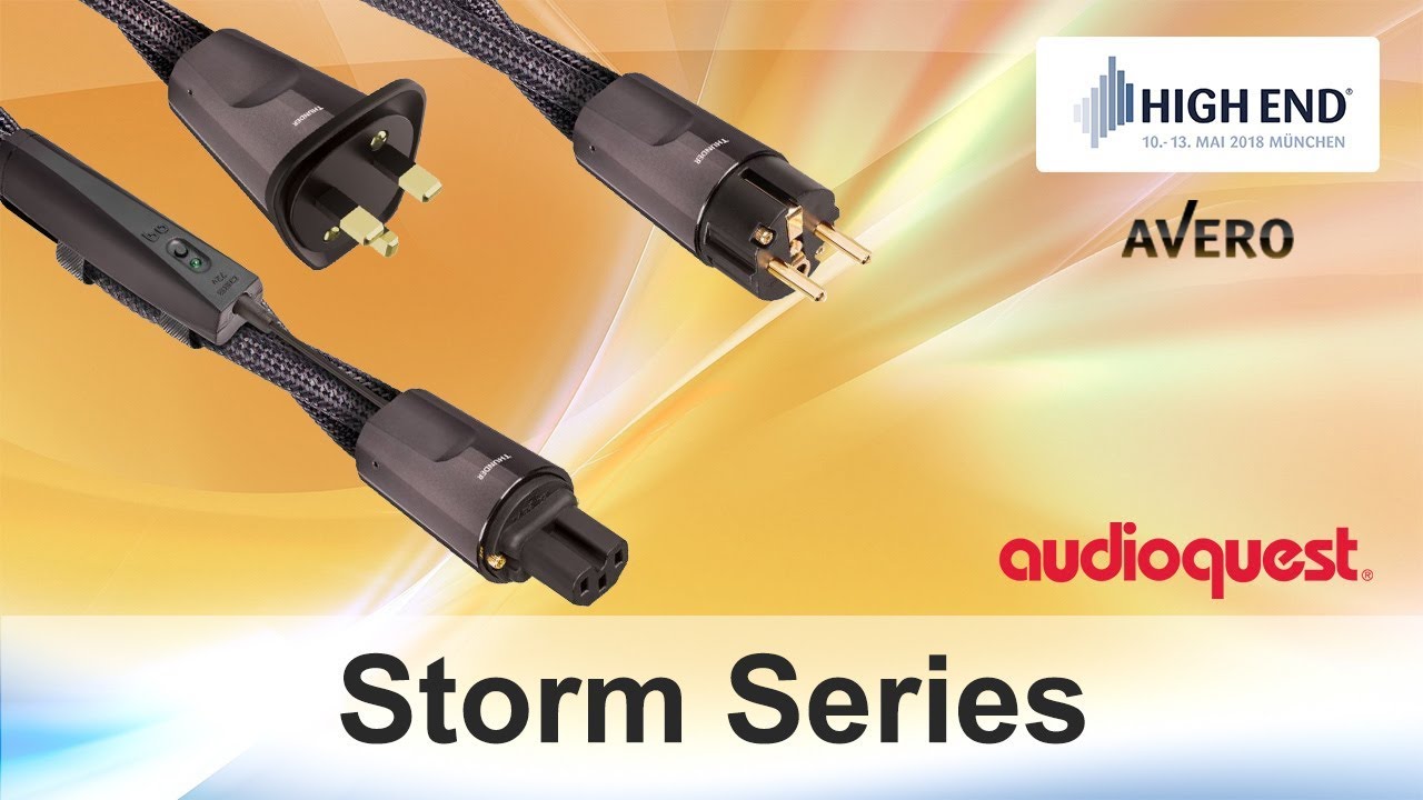 Силовые кабели AudioQuest Storm Series ✓ High End 2018 в Мюнхене