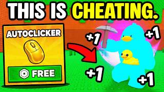 Using AUTOCLICKER *BREAKS* +1 MINE PER CLICK...